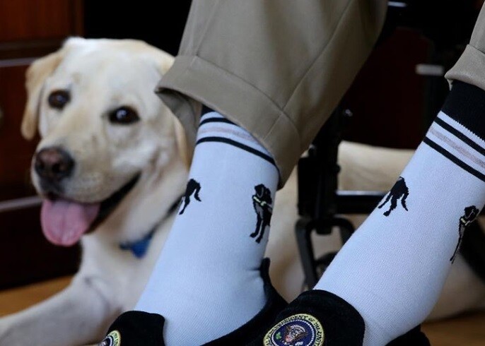 The former US President's great help and friend is a dog