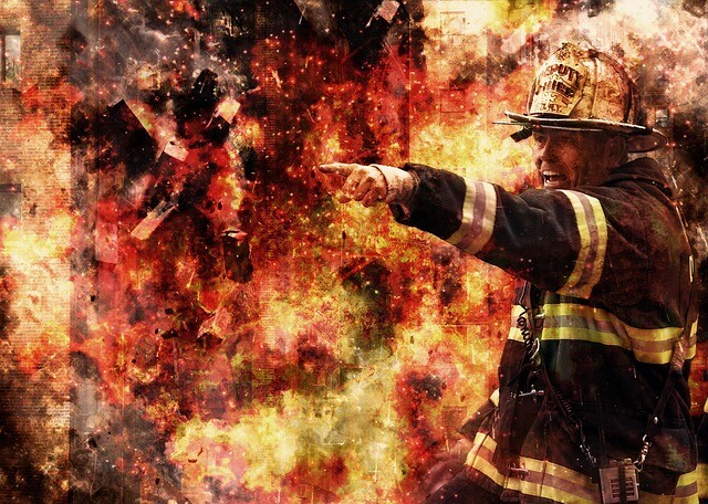 He became a professional firefighter from a victim of fire